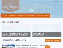 Tablet Screenshot of montenegroreizen.nl